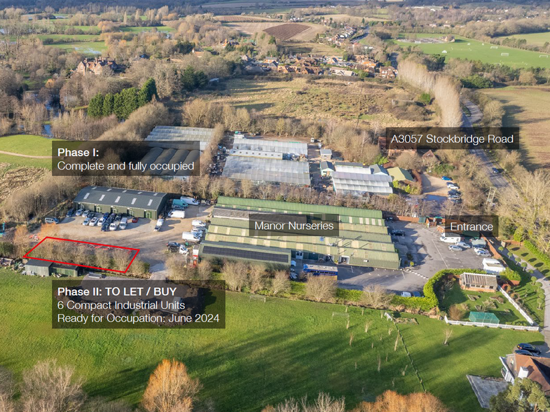 Stockbridge Rd, Romsey à louer - Aérien – Image 2 sur 2