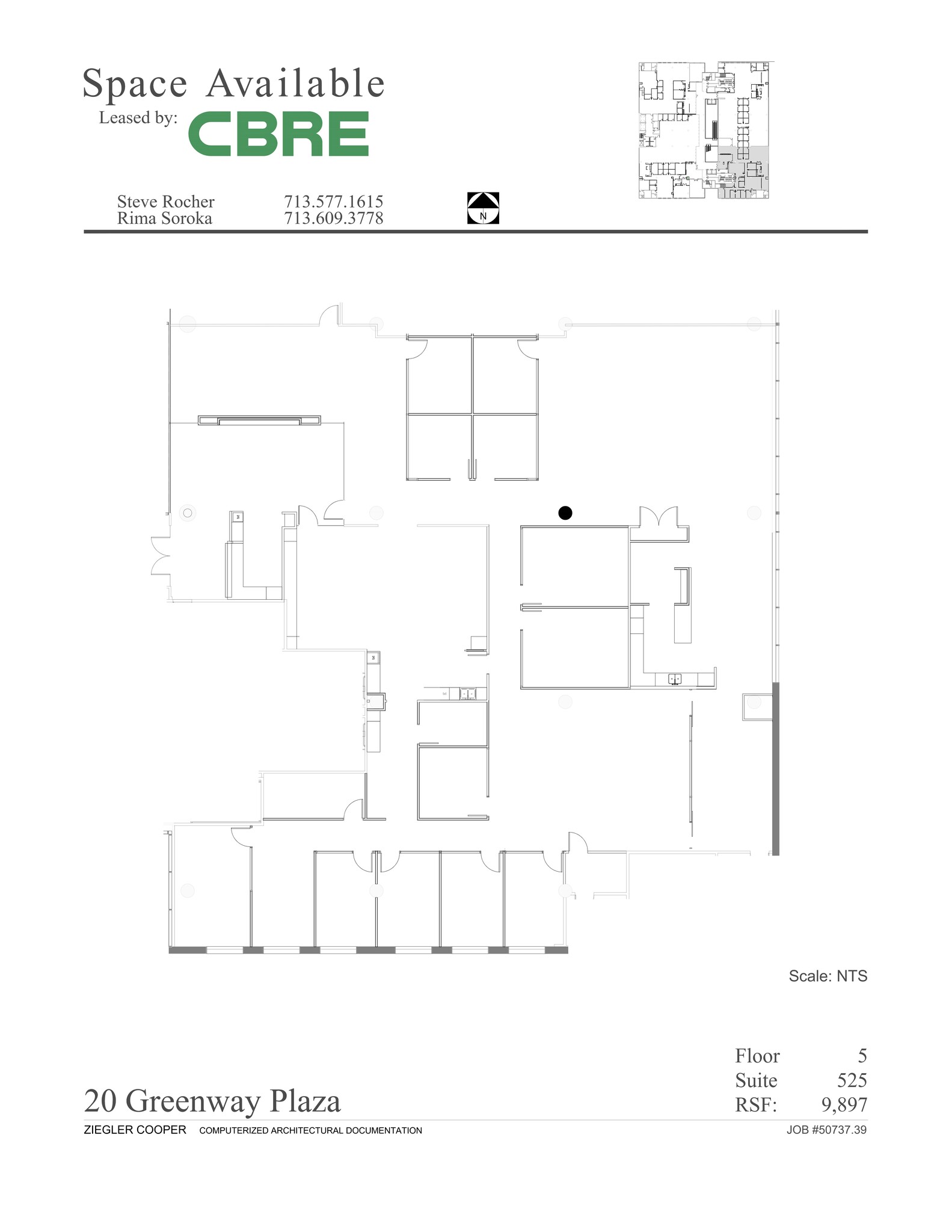 20 Greenway Plz, Houston, TX à louer Plan de site– Image 1 sur 1