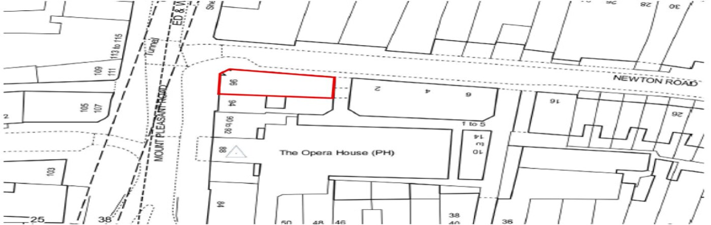 84-96 Mount Pleasant Rd, Tunbridge Wells, KEN TN1 1RT - Lot 96 - - Plan d’étage - Image 1 of 1