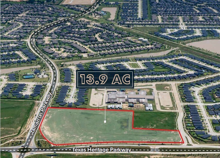 13.9 Acres Tamarron Pky, Katy, TX à vendre - Aérien – Image 2 sur 4