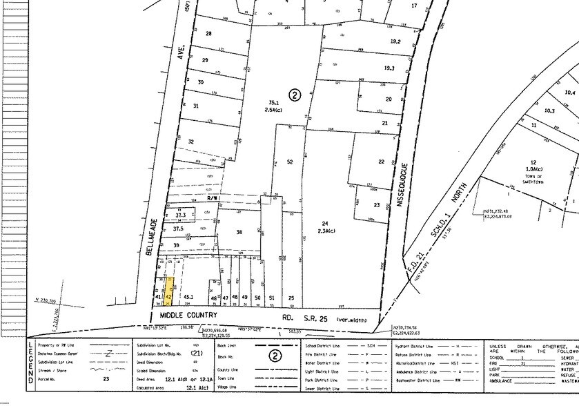119 E Main St, Smithtown, NY à vendre - Plan cadastral – Image 2 sur 10