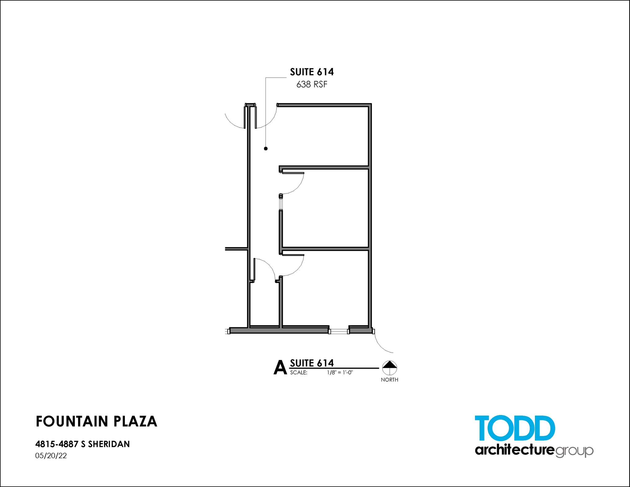 4815-4821 S Sheridan Rd, Tulsa, OK à louer Plan d’étage– Image 1 sur 2