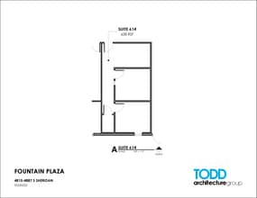 4815-4821 S Sheridan Rd, Tulsa, OK à louer Plan d’étage– Image 1 sur 2