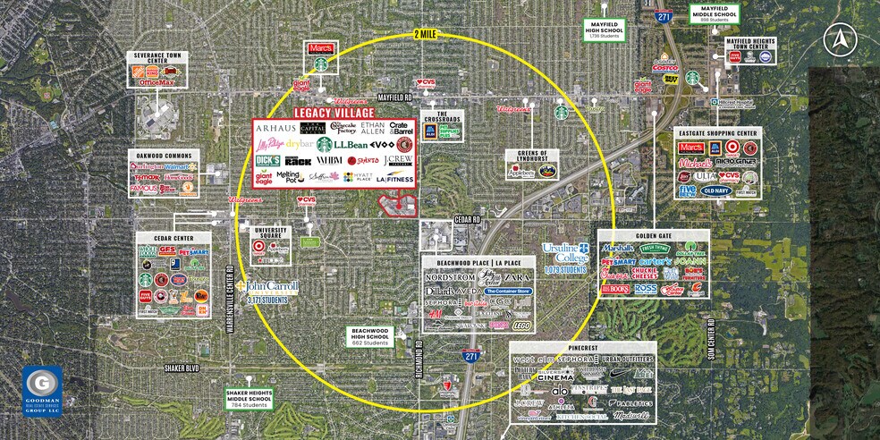 24149-25389 Cedar Rd, Lyndhurst, OH à louer - Photo de l’immeuble – Image 2 sur 20