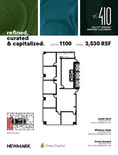 410 17th St, Denver, CO à louer Plan d’étage– Image 1 sur 1