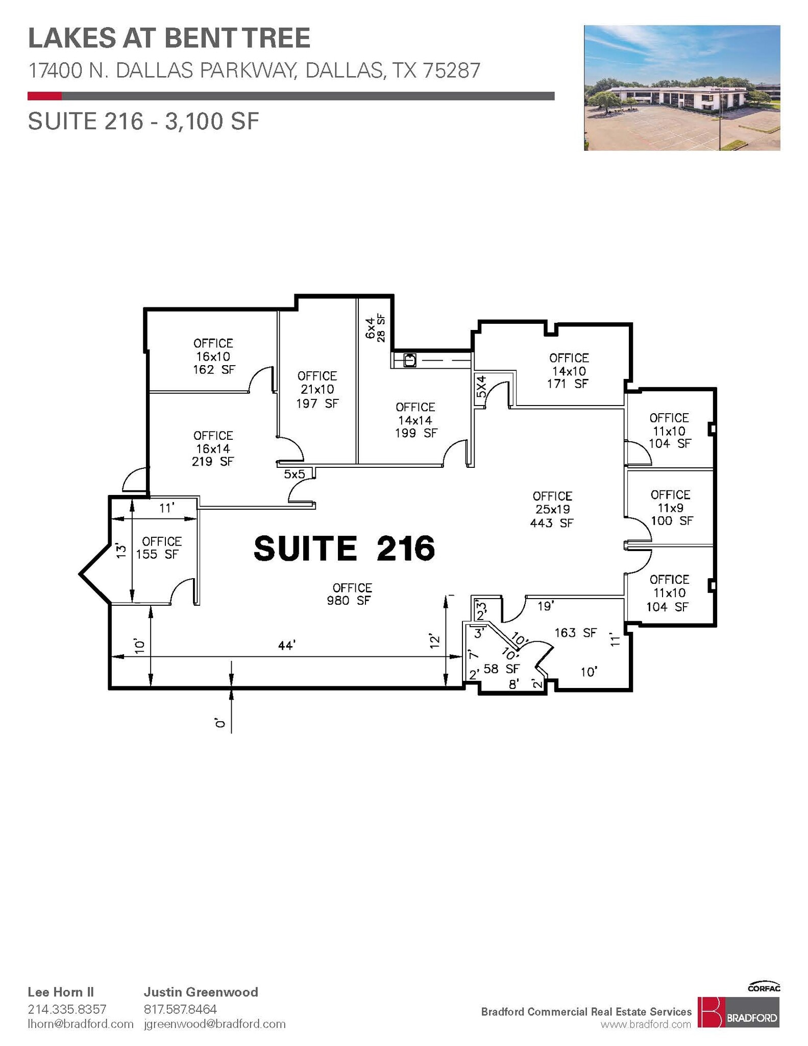 17400 N Dallas Pky, Dallas, TX à louer Plan d’étage– Image 1 sur 1