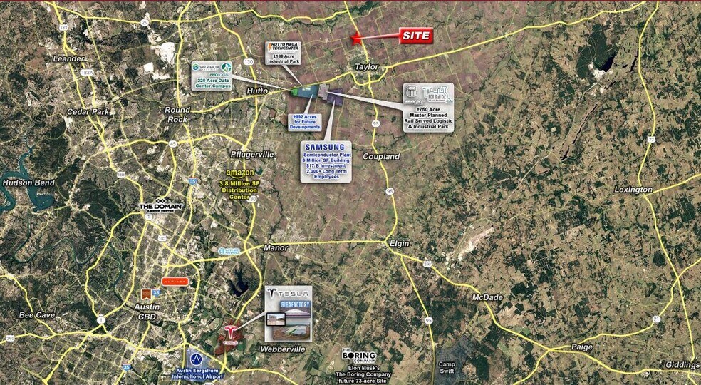 Highway 95 & CR 365, Taylor, TX à vendre - Photo de l’immeuble – Image 1 sur 2