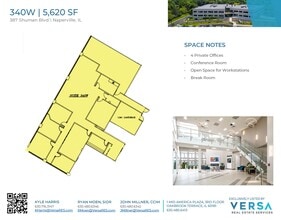 387 Shuman Blvd, Naperville, IL à louer Plan d’étage– Image 1 sur 1