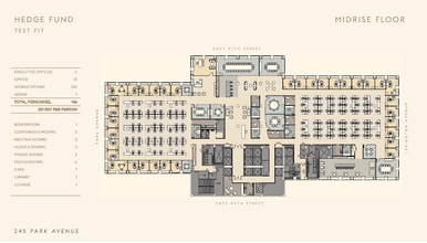 245 Park Ave, New York, NY à louer Plan d’étage– Image 2 sur 3