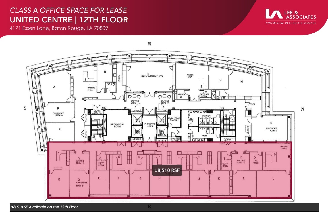 4171 Essen Ln, Baton Rouge, LA à louer Plan d’étage– Image 1 sur 1