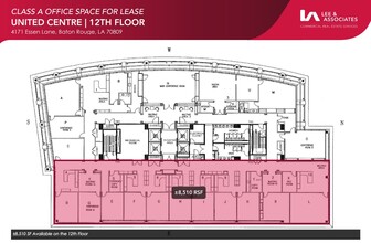4171 Essen Ln, Baton Rouge, LA à louer Plan d’étage– Image 1 sur 1