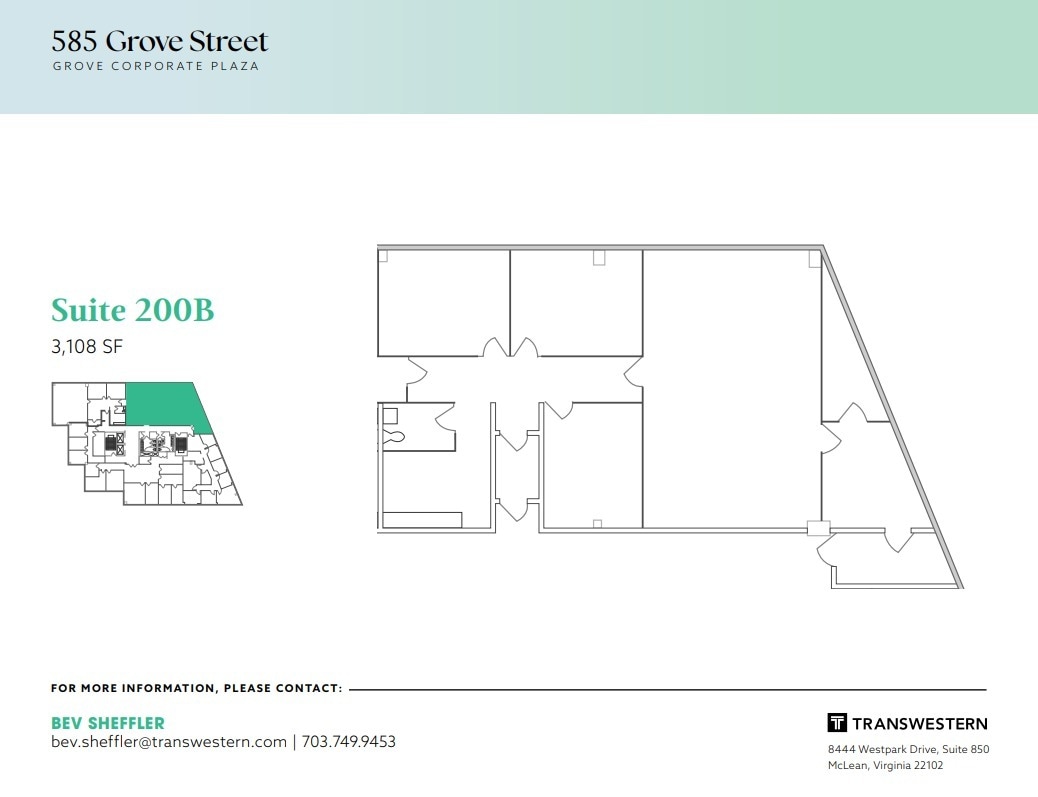 585 Grove St, Herndon, VA à louer Plan d’étage– Image 1 sur 1