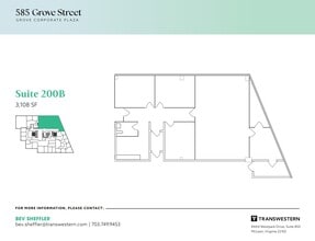 585 Grove St, Herndon, VA à louer Plan d’étage– Image 1 sur 1