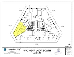 1800 West Loop S, Houston, TX à louer Plan d’étage– Image 1 sur 1