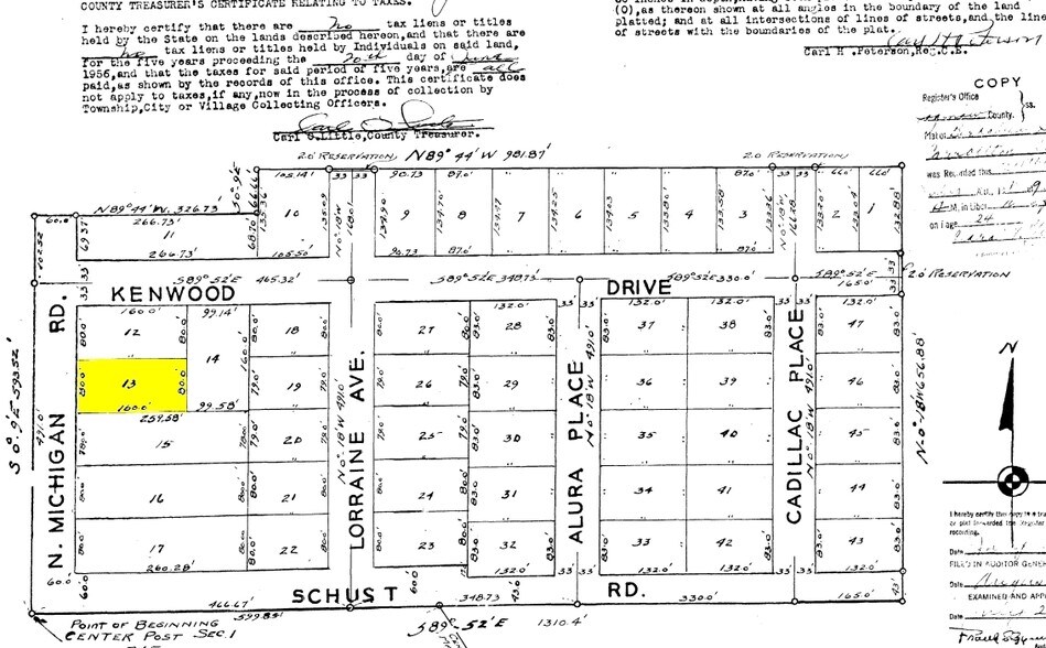 4500 N Michigan Ave, Saginaw, MI à vendre - Plan cadastral – Image 2 sur 2