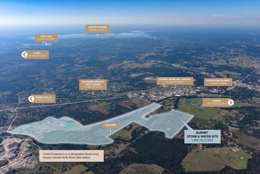 328 County Road 340B, Burnet, TX à vendre - Aérien – Image 3 sur 4