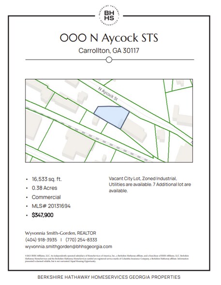 000 Aycock St, Carrollton, GA à vendre - Photo de l’immeuble – Image 3 sur 4