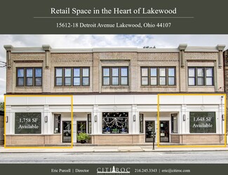 Plus de détails pour 15612-15618 Detroit Ave, Lakewood, OH - Bureau/Local commercial, Local commercial à louer