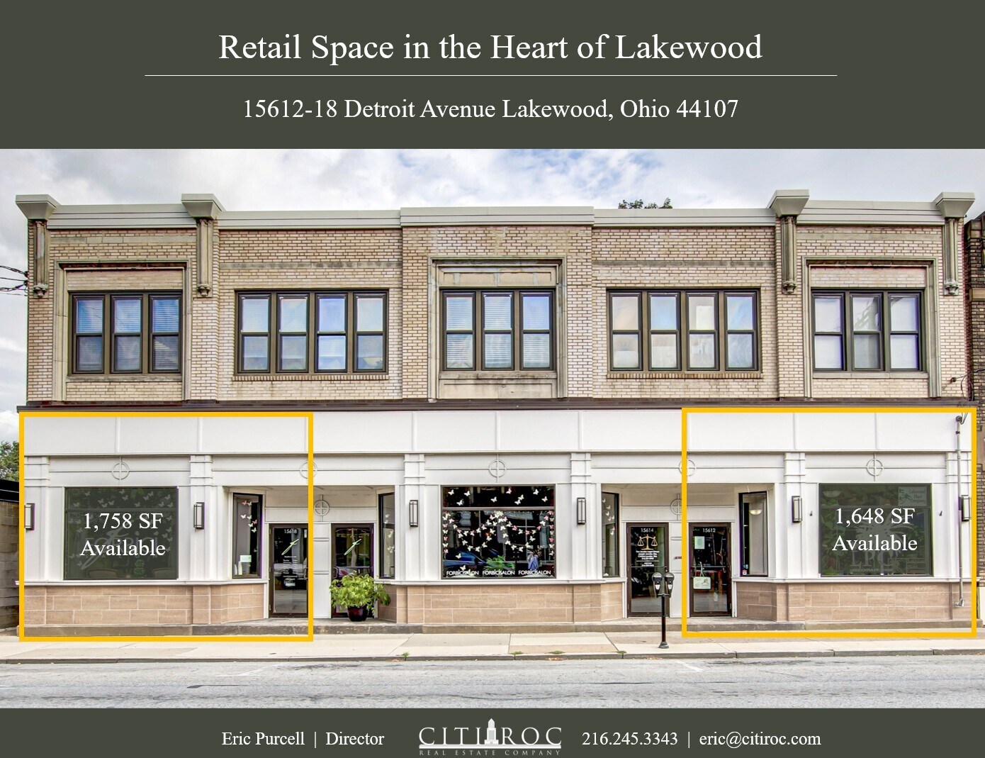 15612-15618 Detroit Ave, Lakewood, OH à louer Photo de l’immeuble– Image 1 sur 5