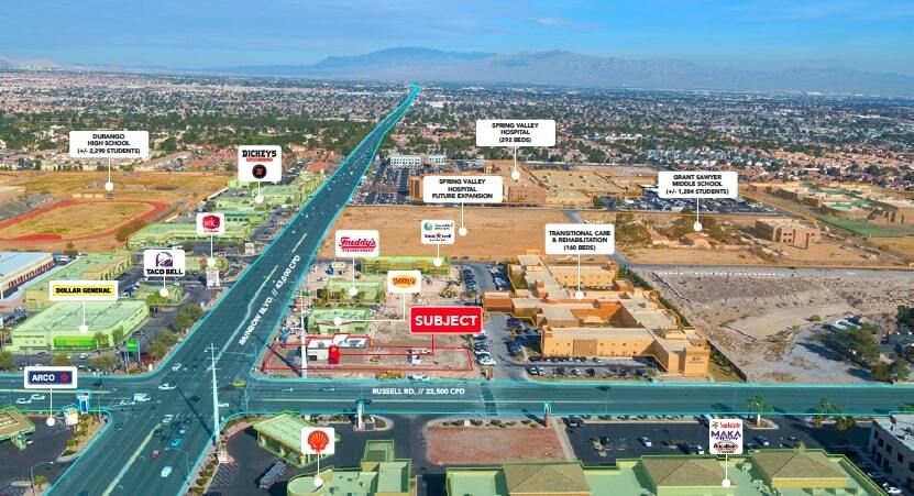 5688 S Rainbow Blvd, Las Vegas, NV à vendre - Aérien – Image 2 sur 7