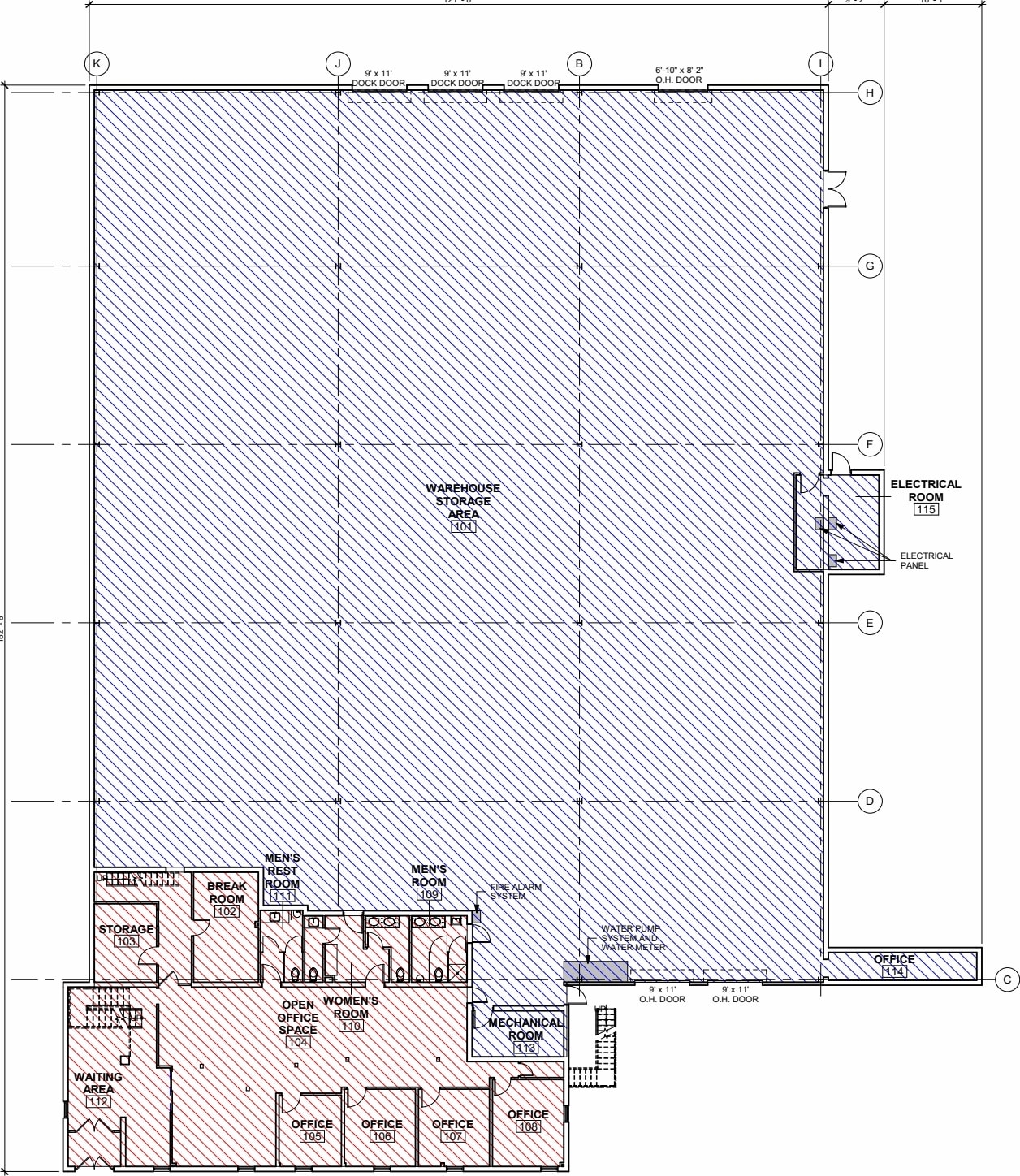 76 National Rd, Edison, NJ à louer Plan d’étage– Image 1 sur 2