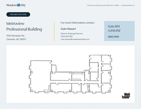 1900 Randolph Rd, Charlotte, NC à louer Plan de site– Image 2 sur 2