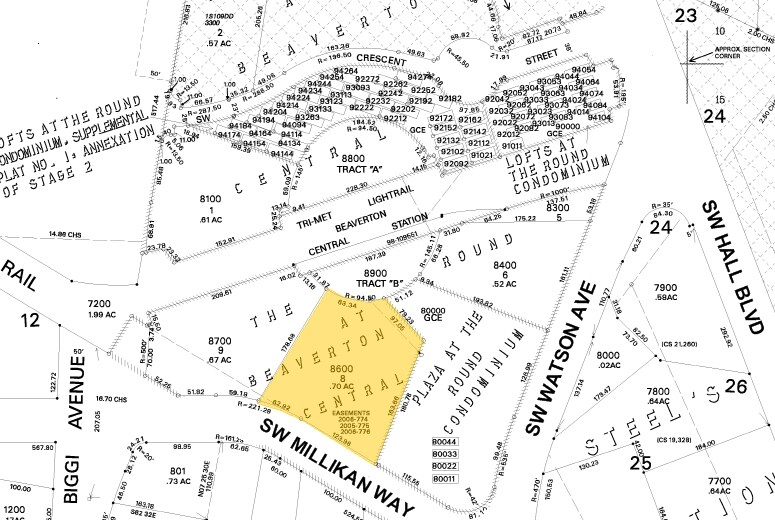 12655 SW Millikan Way, Beaverton, OR à louer - Plan cadastral – Image 1 sur 19