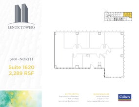 3400 Peachtree Rd NE, Atlanta, GA à louer Plan d’étage– Image 1 sur 1