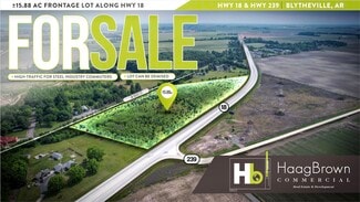 Plus de détails pour Hwy 18 & 239 hwy, Blytheville, AR - Terrain à vendre