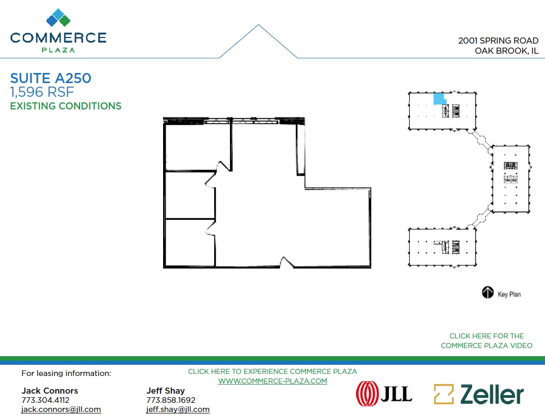 2001 Spring Rd, Oak Brook, IL à louer Plan d’étage– Image 1 sur 1