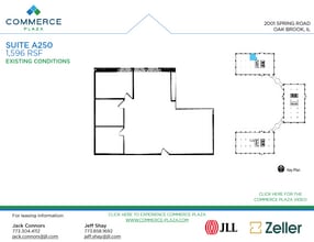 2001 Spring Rd, Oak Brook, IL à louer Plan d’étage– Image 1 sur 1