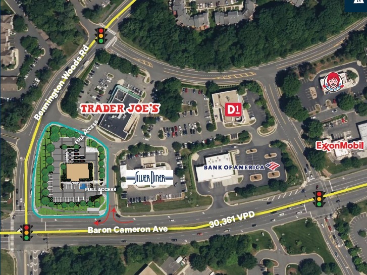 1750 Hampton Ave, Reston, VA à vendre - Aérien – Image 2 sur 3