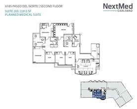6183 Paseo del Norte, Carlsbad, CA à louer Plan d’étage– Image 2 sur 2