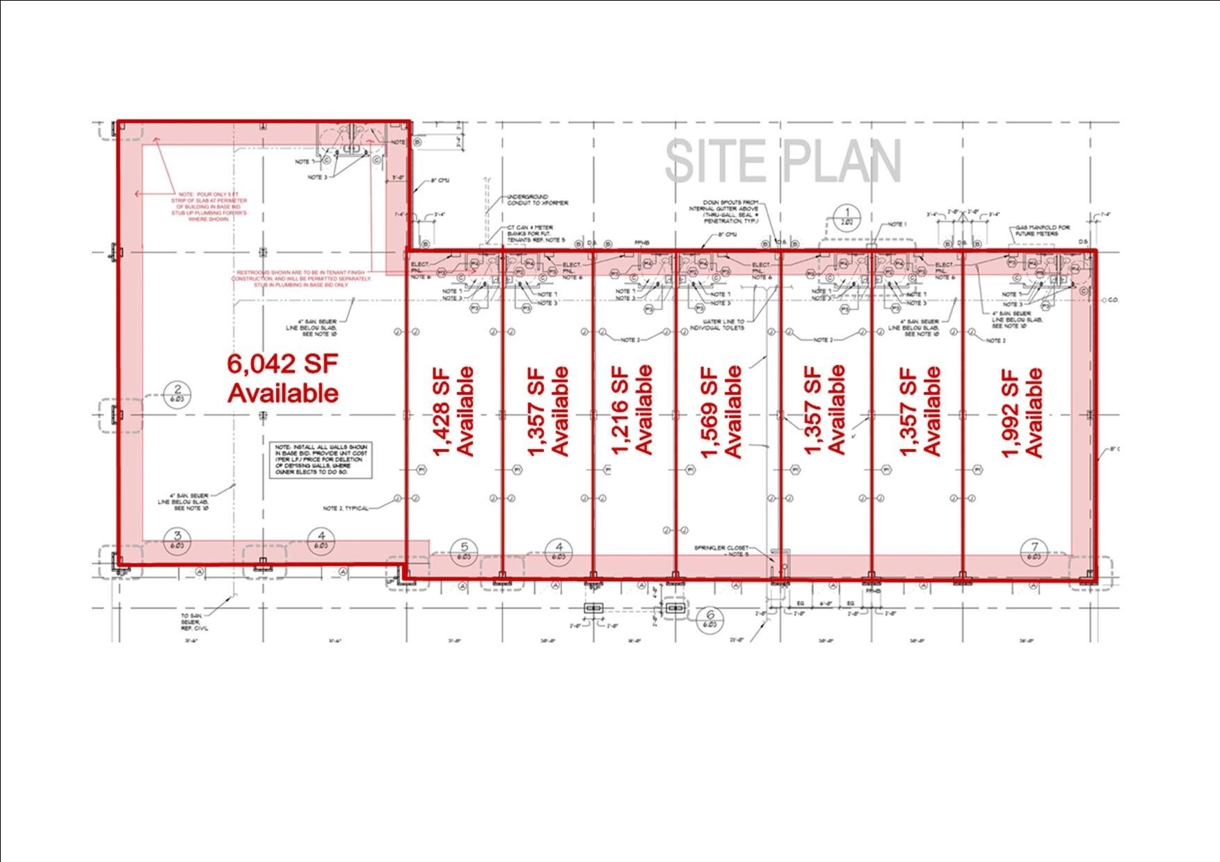 1140-1168 N 38th St, Broken Arrow, OK à louer Plan d’étage– Image 1 sur 1