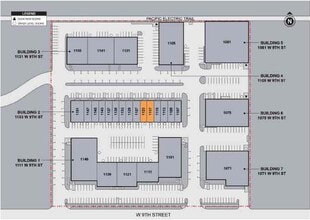 1101-1149 W 9th St, Upland, CA à louer Plan de site– Image 1 sur 1