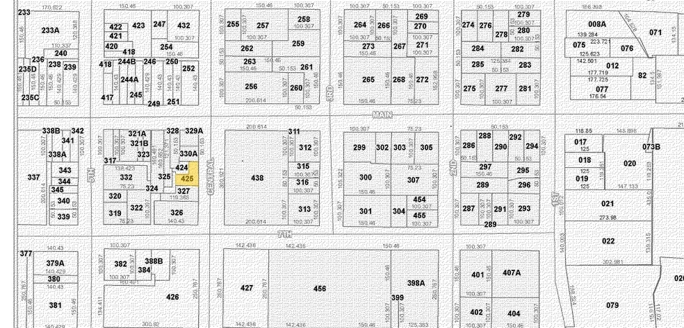 618 S Central Ave, Safford, AZ à vendre - Plan cadastral – Image 2 sur 2