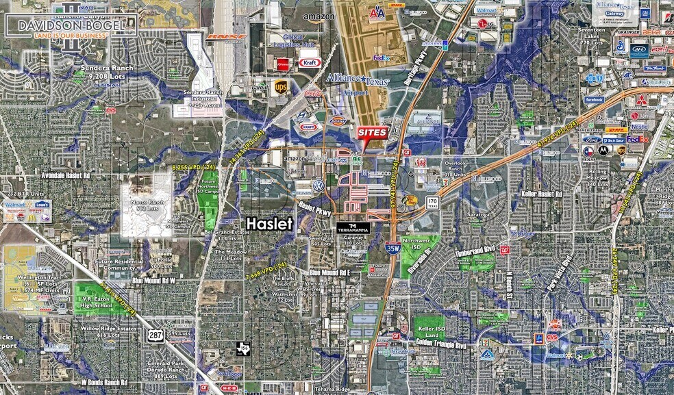 Alliance Airport: Noise Mitigation Land, Fort Worth, TX à vendre - Photo de l’immeuble – Image 2 sur 2