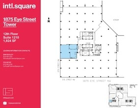 1875 I St NW, Washington, DC à louer Plan d’étage– Image 1 sur 1
