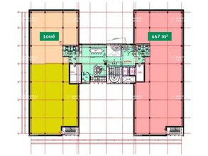 Bureau dans Lyon à louer Plan d’étage– Image 1 sur 1