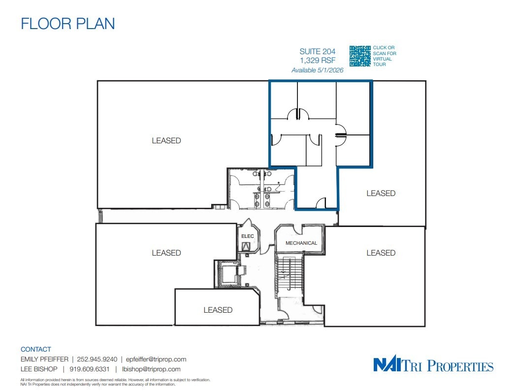 1616 Evans Rd, Cary, NC à louer Plan d’étage– Image 1 sur 1