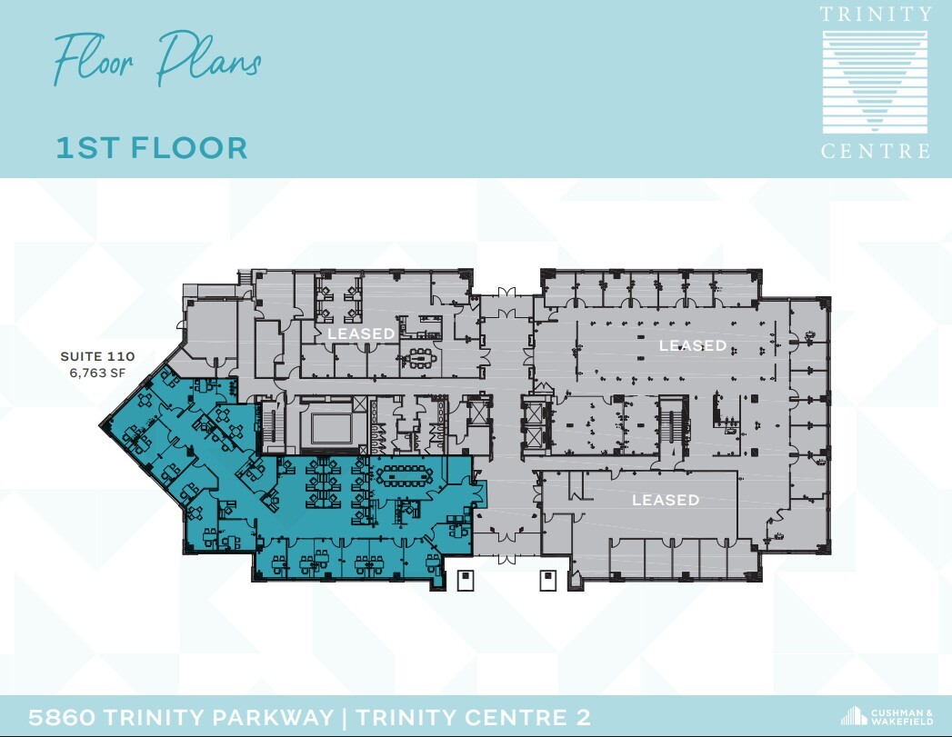 5870 Trinity Pky, Centreville, VA à louer Plan d’étage– Image 1 sur 1