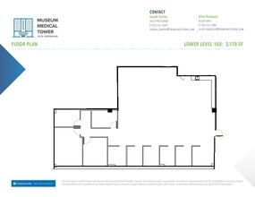 1213 Hermann Dr, Houston, TX à louer Plan d’étage– Image 1 sur 1
