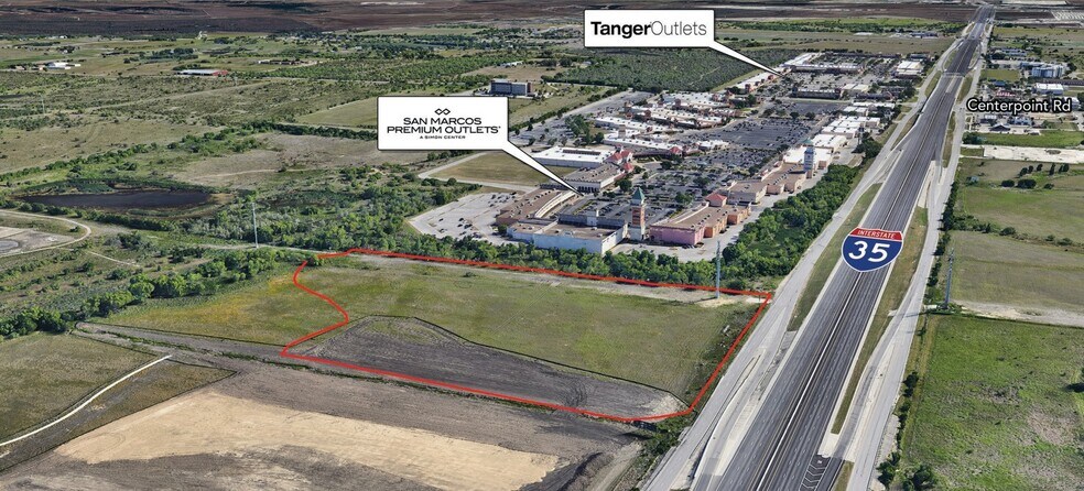 IH-35 & E McCarty Ln, San Marcos, TX à vendre - Aérien – Image 3 sur 4