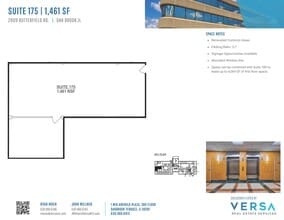 2707 Butterfield Rd, Oak Brook, IL à louer Plan d’étage– Image 1 sur 1