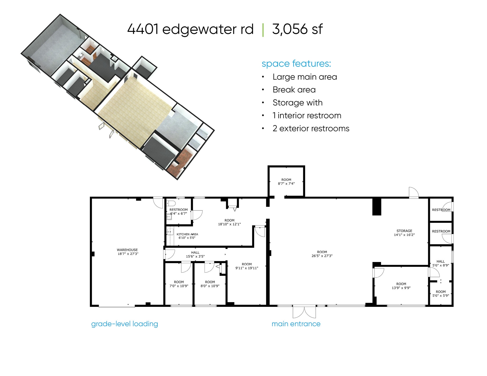 4401 Edgewater Dr, Orlando, FL à louer Photo intérieure– Image 1 sur 2