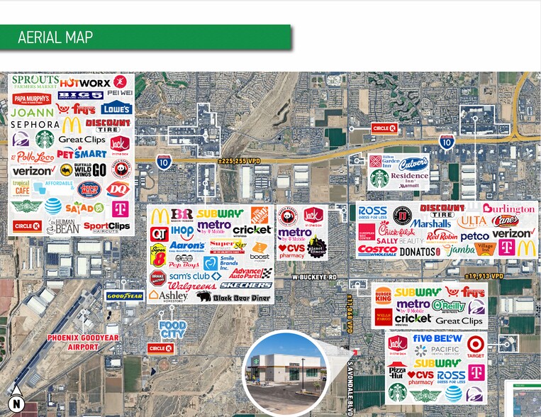 11420 W Buckeye Rd, Avondale, AZ à vendre - Aérien – Image 2 sur 7