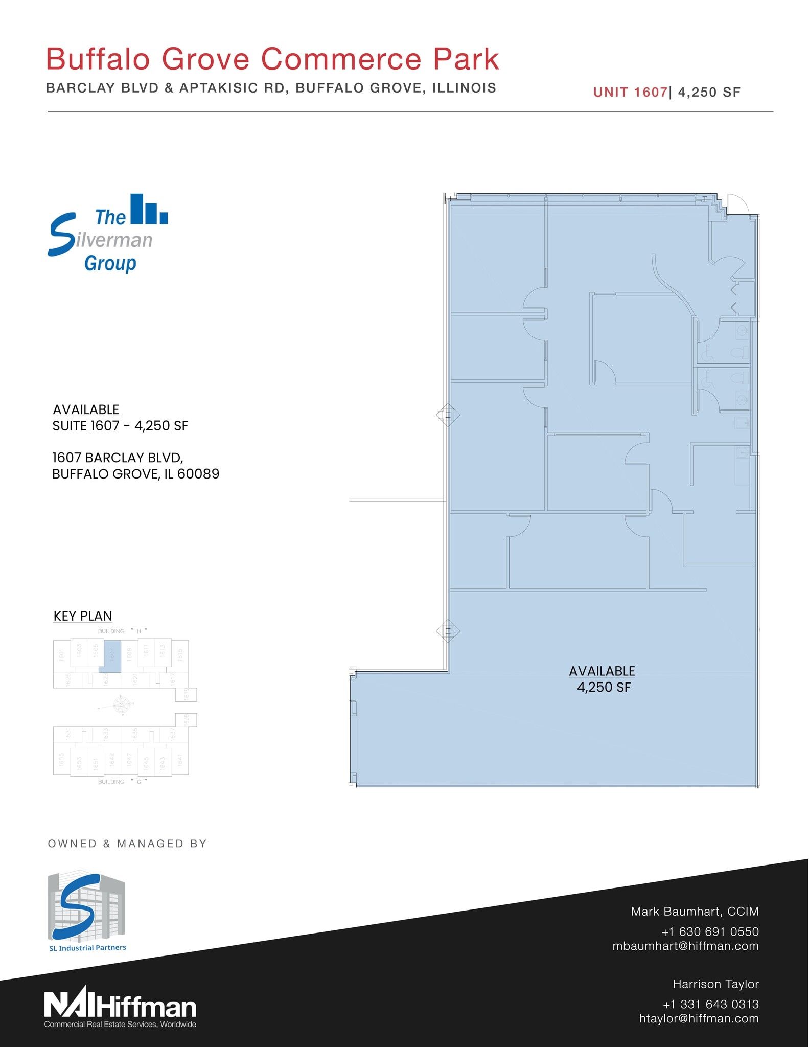 1530-1558 Barclay Blvd, Buffalo Grove, IL à louer Plan de site– Image 1 sur 1