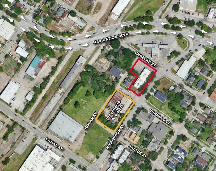 235 N Sampson St, Houston, TX à vendre - Aérien – Image 3 sur 3