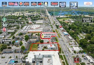 1501-1503 W 23rd St, Lawrence, KS - VUE AÉRIENNE vue de carte - Image1