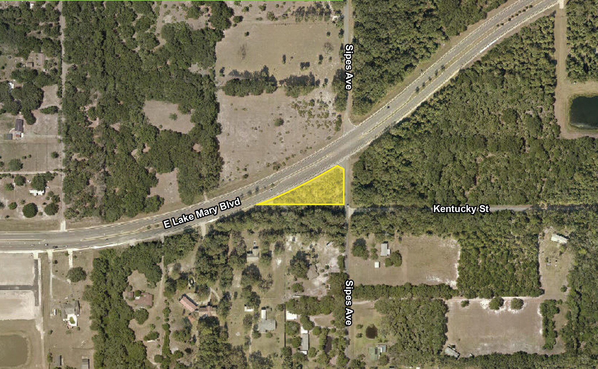 E Lake Mary Blvd & Sipes Ave, Sanford, FL à vendre Aérien– Image 1 sur 2